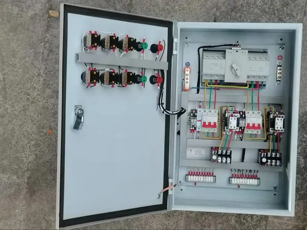 Illustration accompanying 1 HP Well Pump Control Box Selection Parameters, Wiring Installation & Fault Repair